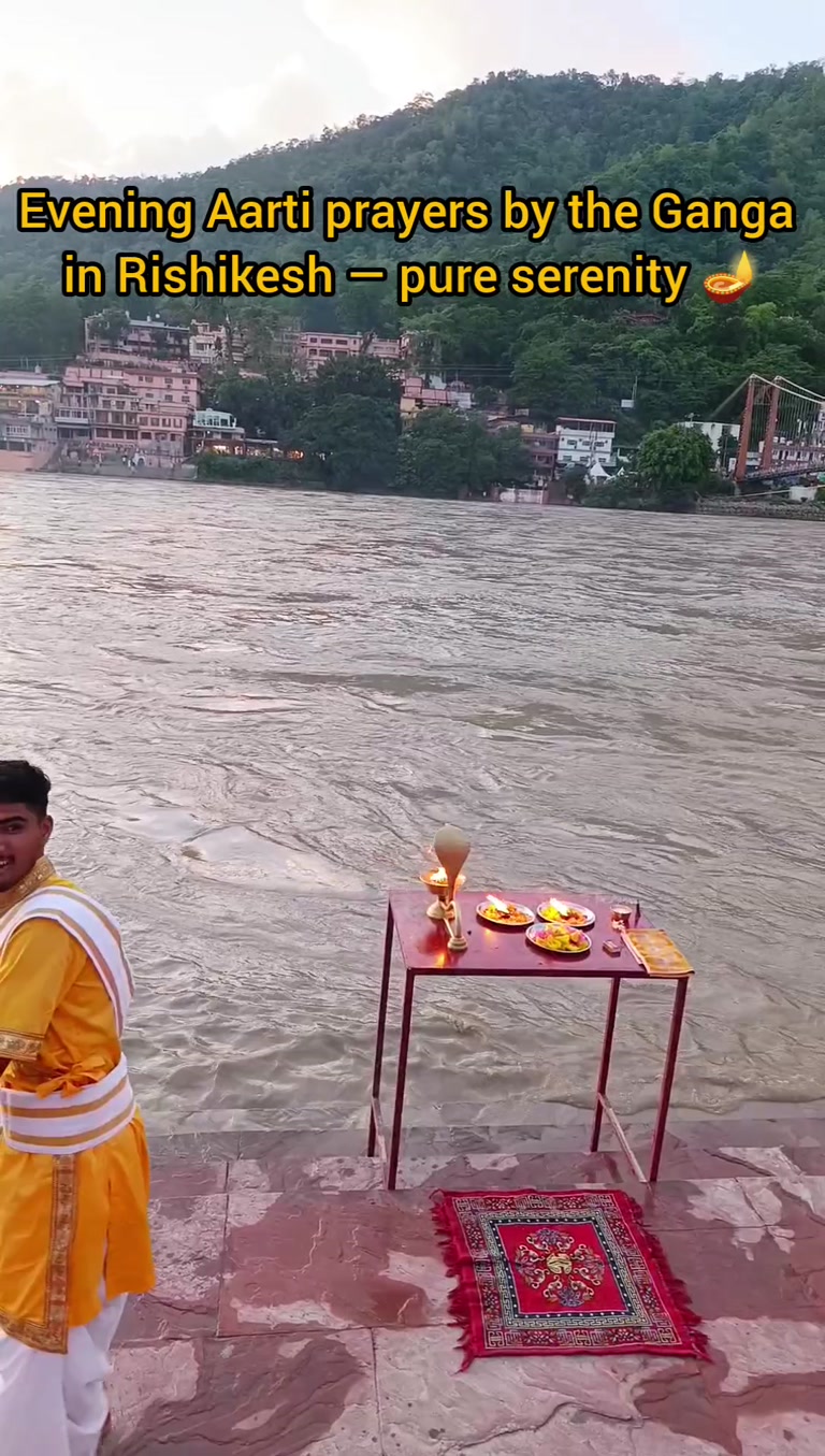 Creator reel from Rishikesh